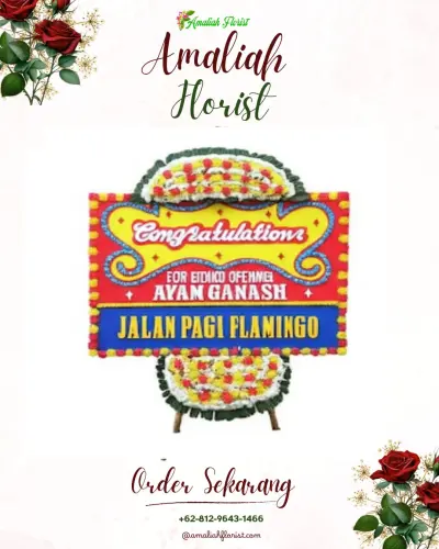 Bunga Papan Congratulation di Jakarta Convention Center (jcc)