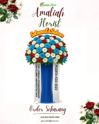 Standing Flower di Jakarta Convention Center (jcc)